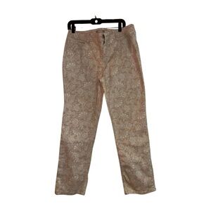 Chico's Subtle Paisley Pants in Cream